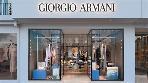 armani boutique.